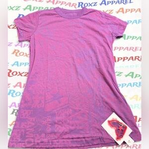 Famous Stars & Straps - Y2K Purple/Pink Graphic Tee 💜